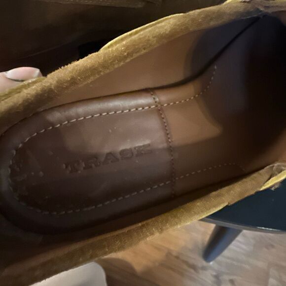 H.S. Trask suede brown loafers boat shoes size 10 - Picture 8 of 11